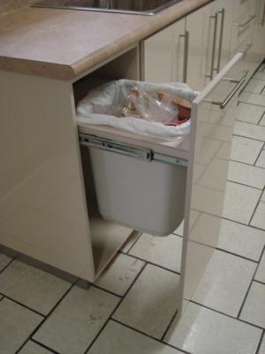 Cubo de basura quadriflogio extraible - Cucine Accesorios